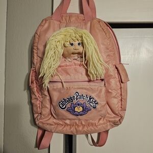 Cabbage Patch Kids 1983 Vintage Pink Doll Backpack
